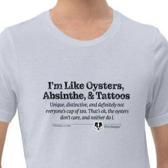 WittyBadger™ Don't Care Short-Sleeve Unisex T-Shirt