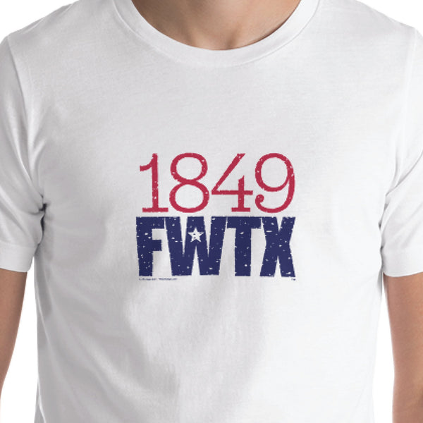 Fort Worth 1849 FWTX™ RWB Short-Sleeve Unisex T-Shirt