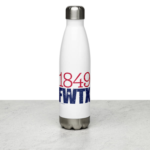 Fort Worth 1849 FWTX™ Stainless Steel Water Bottle
