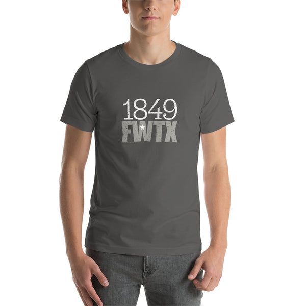Fort Worth 1849 FWTX™ Dark Short-Sleeve Unisex T-Shirt