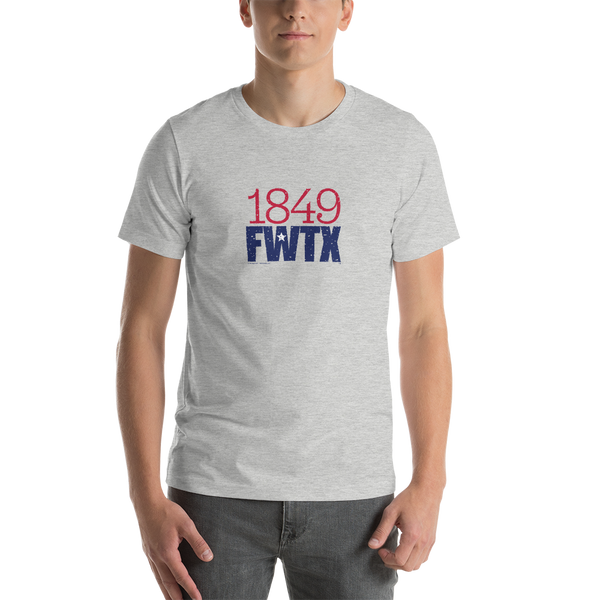 Fort Worth 1849 FWTX™ RWB Short-Sleeve Unisex T-Shirt