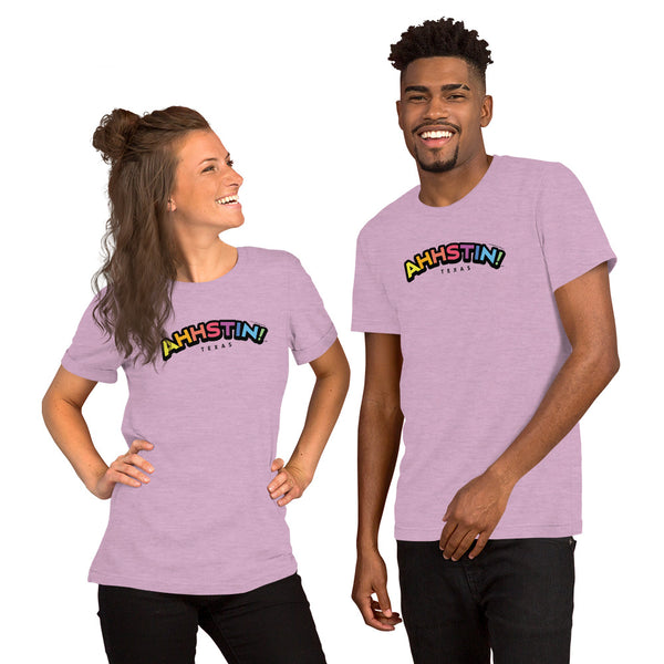 Ahhstin!™ Rainbow Short-Sleeve Unisex T-Shirt