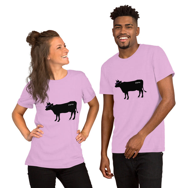 FWTX™ Branded Cool Cow Short-Sleeve Unisex T-Shirt