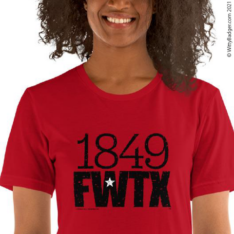 Fort Worth 1849 FWTX™ Short-Sleeve Unisex T-Shirt