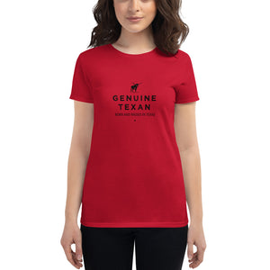 Genuine Texan – Women's short sleeve t-shirt